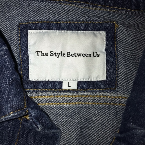 The Style Between Us Rip Jean Jacket Oversize - Picture 3 of 11